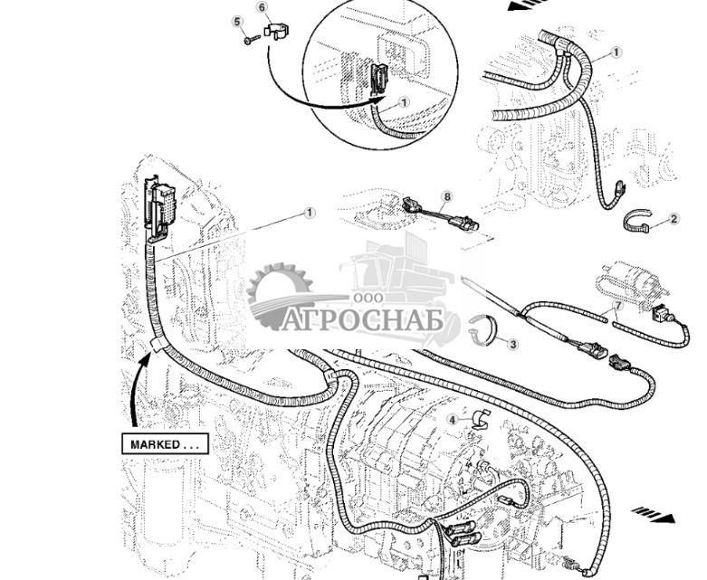 ЖГУТ ПРОВОДОВ ТРАНСМИССИИ (ПЕРЕДНИЙ) - ST209017 46.jpg